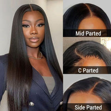 Load image into Gallery viewer, Vietnamese Raw Hair 250% Density Straight Lace Frontal Wigs Human Hair Lace Front Transparent Hd Lace Wig For Black Women
