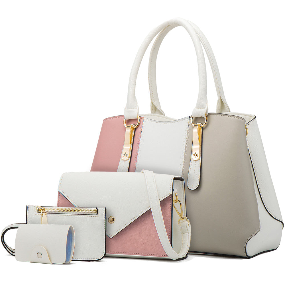 Handbag set women ladies handbags/Purse Pink