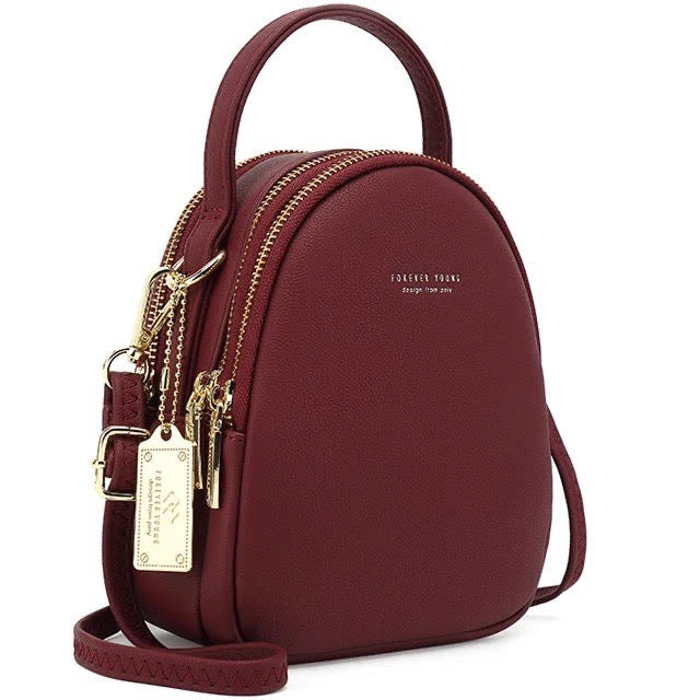 Mini Mini Shoulder Bag Red Wine